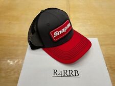Snap-on Tools NEW Gray, Red & Black Mesh Back Snapback Hat