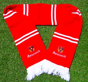 Österreich Balkenschal rot AUT Fan + NEU + Scarf WM EM Echarpe AUSTRIA NEU - Picture 1 of 1