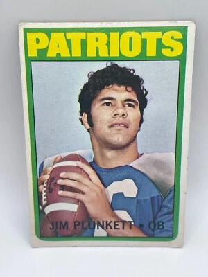 1972 Topps Jim Plunkett RC #65 - Image 1 of 2