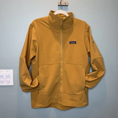 Patagonia Men's Sz Small R-1 Techface Jacket. Pufferfish Gold New - Image 1 of 4