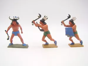 STARLUX - FAR WEST - 3 INDIANS - LUXURY SERIES - 1968 - 1/32 - ANTIQUE - - Picture 1 of 2