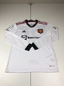 Camiseta deportiva Adidas Manchester United Jadon Sancho talla S para hombre manga larga - Imagen 1 de 9