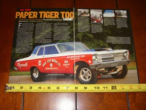SOX & MARTIN 1965 PLYMOUTH ALTERED ORIGINAL 2009 ARTICLE - Picture 1 of 4