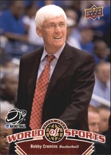 2010 Upper Deck World of Sports Multi-Sport Card #356 Bobby Cremins SP