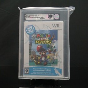 Nintendo Wii - Mario Power Tennis [VGA 80+ Near Mint Grade]  not WATA