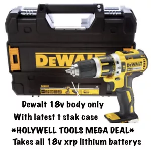 TALADRO COMBINADO INALÁMBRICO DEWALT 18V SIN ESCOBILLAS XR DCD795 UNIDAD DESNUDA - Imagen 1 de 1