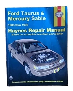 Mercury Sable  Ford Taurus Haynes Repair Manual 1986-1995 Haynes 36074  - Bild 1 von 2