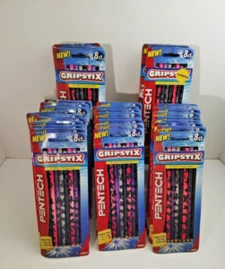 Lot of 35 Packs 2005 PENTECH Jakks. GRIPSTIX FINGER GRIPS PENCILS #2 Lead Pkof 8 - Picture 1 of 7