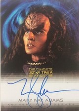 Mary Kay Adams Autograph A6 from The Complete Star Trek Deep Space Nine