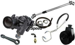 POWER STEERING GEAR BOX KIT,20:1,STANDARD,POWER CONVERSION,AC,FITS 76-86 JEEP CJ - Picture 1 of 1
