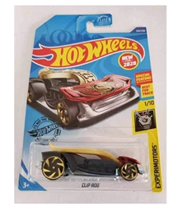 Hot Wheels - 2020 Experimotors - 1/10 Clip Rod #124/250 - Red and Gold - Diecast - Picture 1 of 1