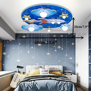 Plafoniera moderna,lampada LED cameretta bambini,con telecomando,ragazzi e M?ragazzi - Foto 1 di 12