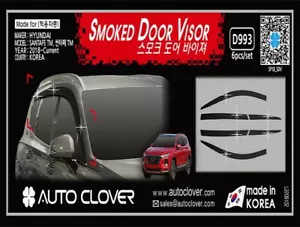 Smoke Window Sun Visor Vent 6p for 2018 - 2023 Hyundai Santa fe TM - Foto 1 di 5