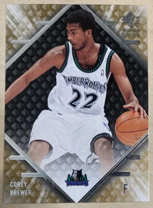COREY BREWER RC - 2007-08 SP Rookie Edition #65 - MINNESOTA TIMBERWOLVES - Picture 1 of 2