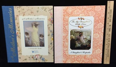 Álbum de fotos caja cajas recuerdo madre e hija 9,5x11,5x,5 lote de 2 Foto 1 de 4