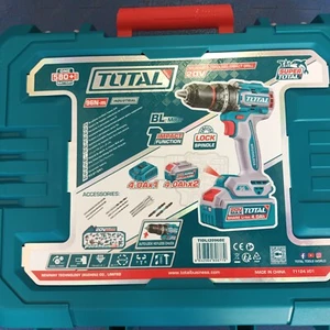 TOTAL /Taladro de impacto CON 2x Baterias 20V 4Ah-Torque: 96 Nm-Art.TIDLI20968E - Imagen 1 de 5