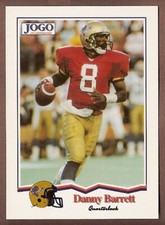 Danny Barrett 1994 Jogo CFL card #1 Ottawa Rough Riders  Cincinnati Bearcats