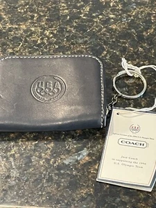 Coach 1996 USA Olympics The 100 Year Anniversary Zip Coin Pouch Keyring ATLANTA - Bild 1 von 6