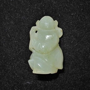 1,5" antiguo? Colgante Dama Jade Nefrita Verde o Blanco Tallado 38mm China - Imagen 1 de 12