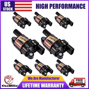 8 UF414 Round Ignition Coil Pack for Chevrolet Silverado 1500 Impala Tahoe GMC - Foto 1 di 20