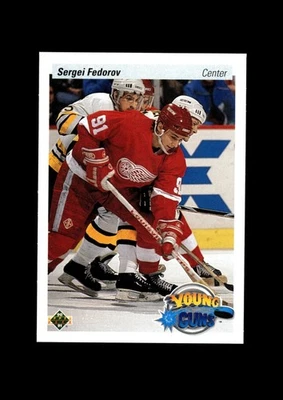 1990-91 Upper Deck: #525 Sergei Fedorov NM-MT OR BETTER - Image 1 of 2