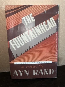 The Fountainhead by Ayn Rand Bobbs-Merrill MacMillan HCDJ 1968 Edition - Picture 1 of 8