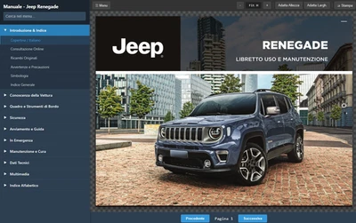manuale uso e manutenzione Jeep Renegade 2023 lingua italiana su dvd completo - Immagine 1 di 2