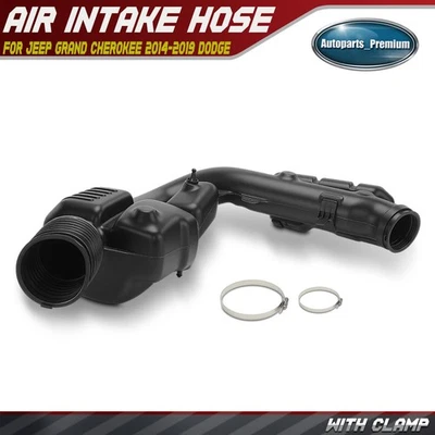 Manguera de admisión de aire con abrazaderas para Jeep Grand Cherokee WK2 2014-2019 Dodge Durango Foto 1 de 4