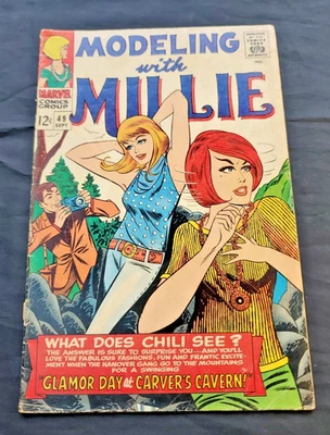 Modeling with Millie # 49 GD Chili Paper Dolls Marvel Romance 1966 Silver Age - Image 1 of 4