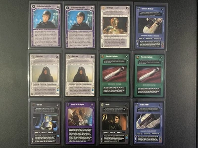 Star Wars CCG SWCCG Enhanced Jabba's Palace Premium 12 Cards Total Decipher - Image 1 of 3