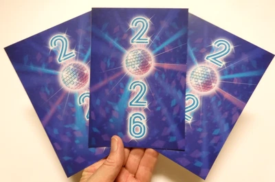 3 Cards Hallmark Greetings Happy New Year 2026 New Year is Here Best One Yet - Image 1 of 4
