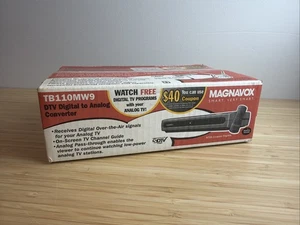 Magnavox TB110MW9 DTV Digital to Analog TV Converter Box with Remote New Sealed - Picture 1 of 6