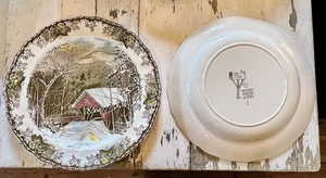 Johnson Bros. The Friendly Village England 12" Runde Hackplatte Servierplatte - Bild 1 von 4