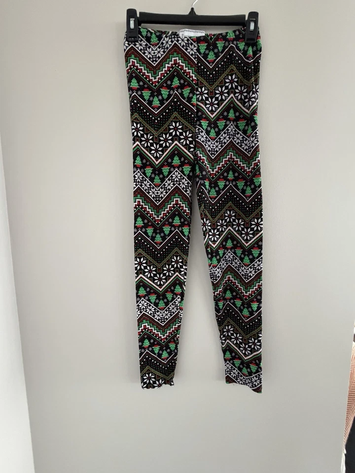 Mujer Mediano Navidad Fiesta Elastizado Suave Cómodo Leggings Pantalones Foto 1 de 4