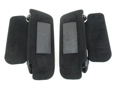 CHEVY GMC SUBURBAN YUKON TAHOE AVALANCHE LEFT RIGHT SUN VISOR BLACK SUEDE 00-06 Foto 1 de 4