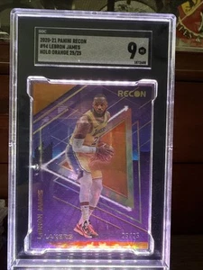 2020-21 Panini Recon Holo Orange FOTL #94 LeBron James 25 /25 SCG 9 - Picture 1 of 2