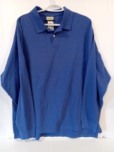 NWT LL Bean Henley Shirt Mens L Reg Purple Long Sleeve 2 Button Outdoor Hiking - Picture 1 of 6