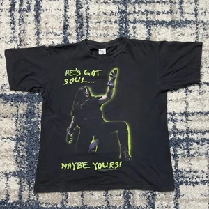 Vintage Small Undertaker Titan Sports Shirt 1995 WWF He’s Got Soul Maybe Yours - Picture 1 of 9
