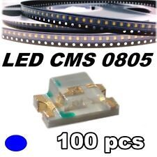 153/100# LED bleu CMS 0805 100 pcs -- SMD blue