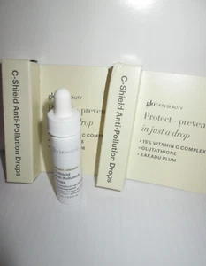 Lot 2 Glo Skin Beauty C-Shield Anti Pollution Drops 6.5 mL / 0.21 oz NIB - Picture 1 of 2