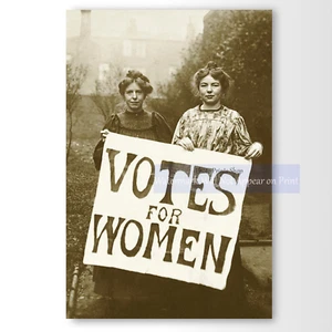 Votes For Women, Suffrage Movement, Feminist, Vintage Historic Wall Art Poster - Picture 1 of 11