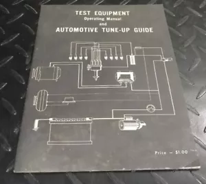 MANUALE OPERATIVO E GUIDA MESSA A PUNTO AUTOMOTIVE ATTREZZATURA PROVA 1975 vintage - Foto 1 di 3