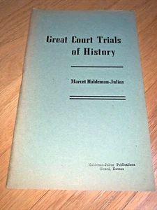 1930's HALDEMAN-JULIUS - GREAT COURT TRIALS OF HISTORY - Picture 1 of 7
