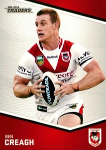 2014 ST GEORGE ILLAWARRA DRAGONS NRL Card BEN CREAGH Traders - Picture 1 of 2