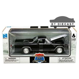 NEW RAY 1970 CHEVROLET EL CAMINO SS 396 PICK UP TRUCK 1/25 DIECAST BLACK 71883 A - Picture 1 of 1