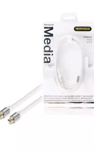 1m NEW PROFIGOLD 261 Mini DisplayPort Male To Mini DisplayPort Male Gold Ends - Picture 1 of 4