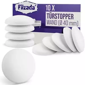 10x Türstopper Türpuffer Ø40mm Selbstklebend Wandpuffer Schutzpuffer Tür Wand - Bild 1 von 6