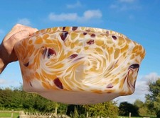 art deco glass fly catcher lampshade