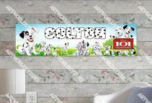 101 Dalmatiner - Personalisiertes Namen Poster Individuell Geburtstag Party Banner Deko - Bild 1 von 5
