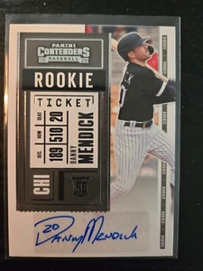 2020 Panini Contenders #153 Danny Mendick Rookie RC Auto  White Sox Autograph C - Picture 1 of 2